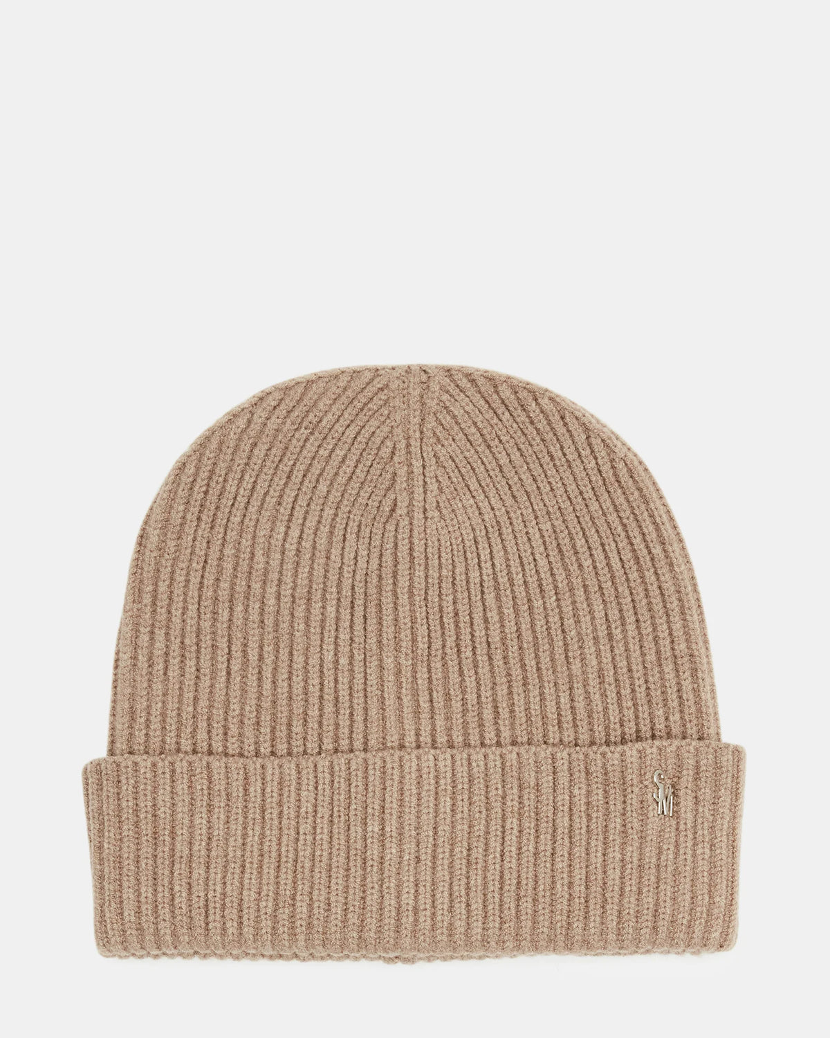 Classic Ribbed Knit Beanie Camel