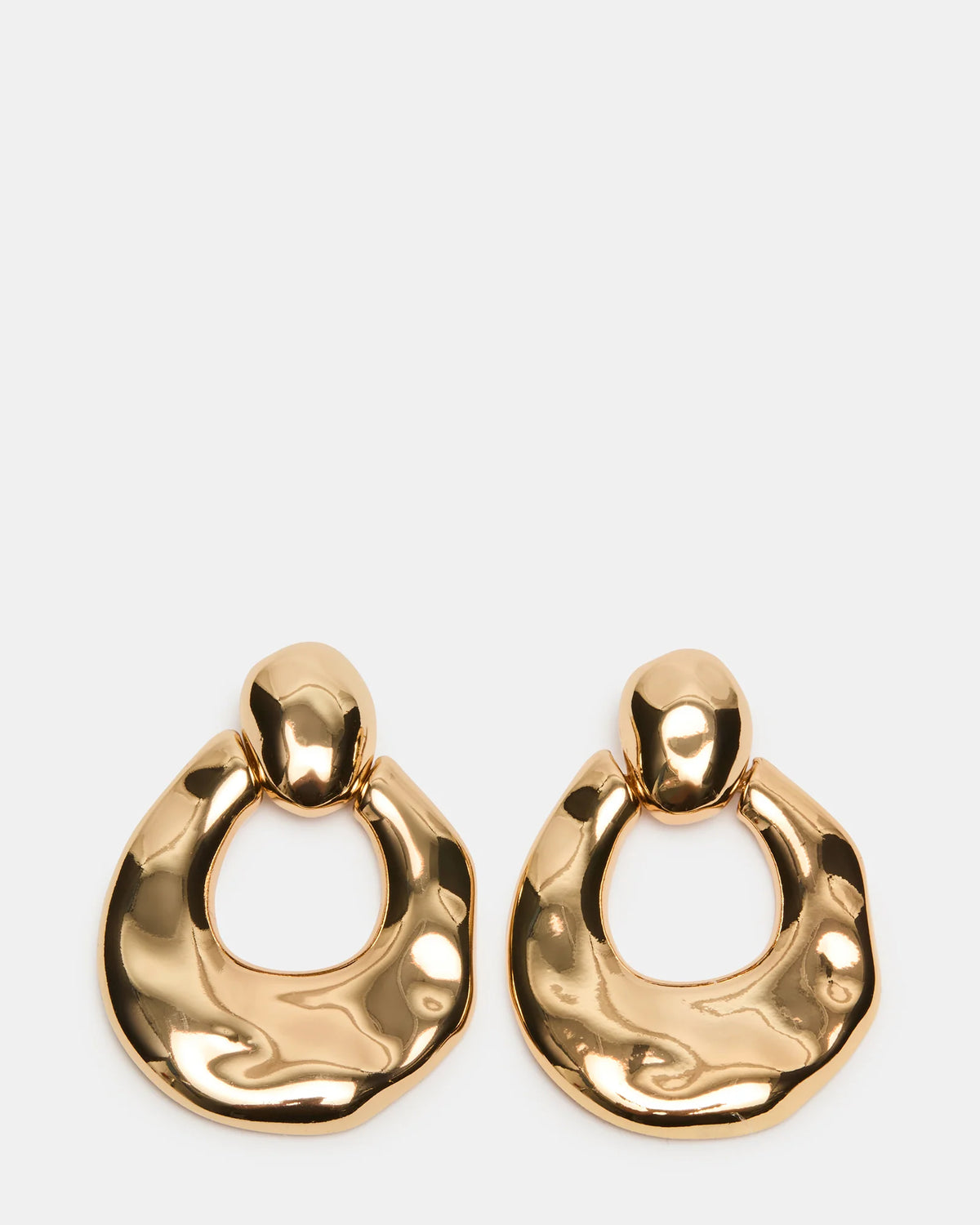 Door Knocker Earrings Gold