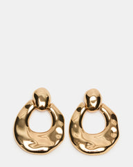 Door Knocker Earrings Gold