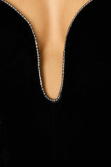 Brooklyn Velour Midi Dress