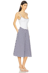 Gisella Gingham Midi Dress