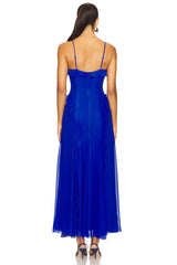 Veris Ruffle Maxi Dress