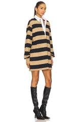 Jersey Polo Mini Dress