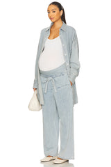 Denim Oversized Shirt Dress