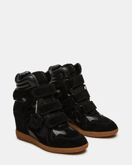 Mavis Black Suede
