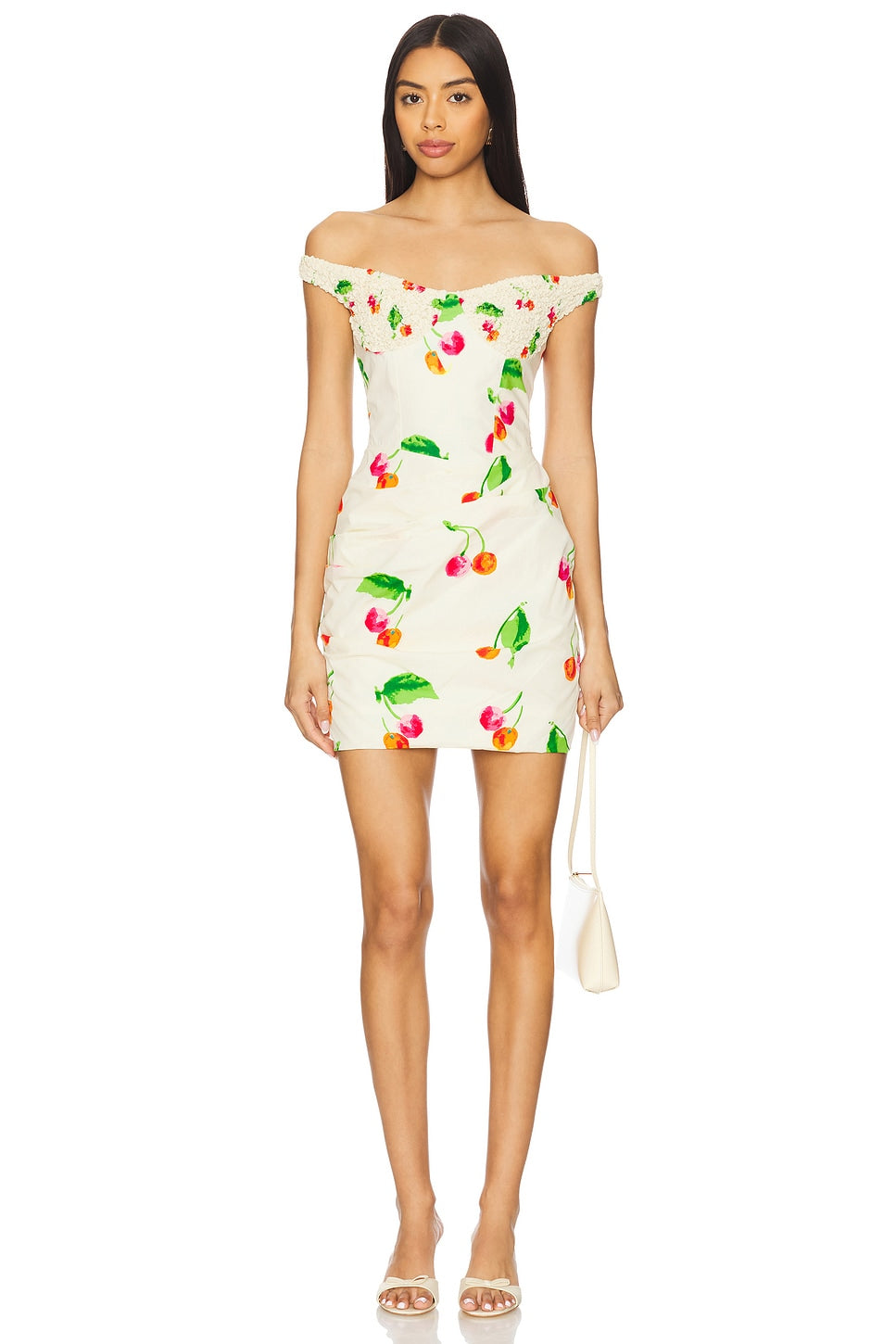 Off Shoulder Pleated Mini Dress