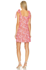 Tie Shoulder Mini Dress