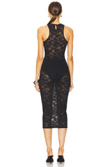 Le Stretch Lace Racer Tank Dress