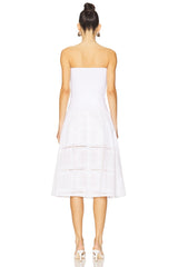 Ribbed Cotton Midi Dress