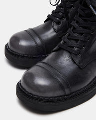 Crimson Black Distressed