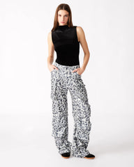 Duo Sequin Pant Leopard