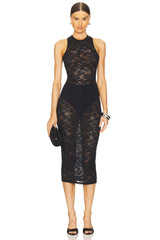 Le Stretch Lace Racer Tank Dress