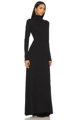 Backless Turtleneck Dress