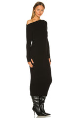 Sweater Knit Slouch Dress