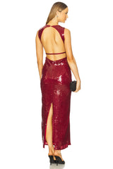 x REVOLVE X Revolve Portia Sequin Maxi Dress
