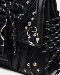 Diego Bag Black/Silver Piercing
