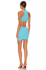 Ember Mock Neck Mini Dress