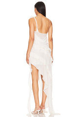 Willow Ruffle Rosette Dress