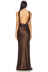 Drape Front Maxi Dress