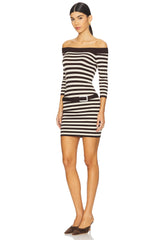 X Bella Hadid Saloon Knit Mini Dress