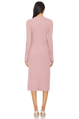 The Eliana Cotton Rib Sweater Dress