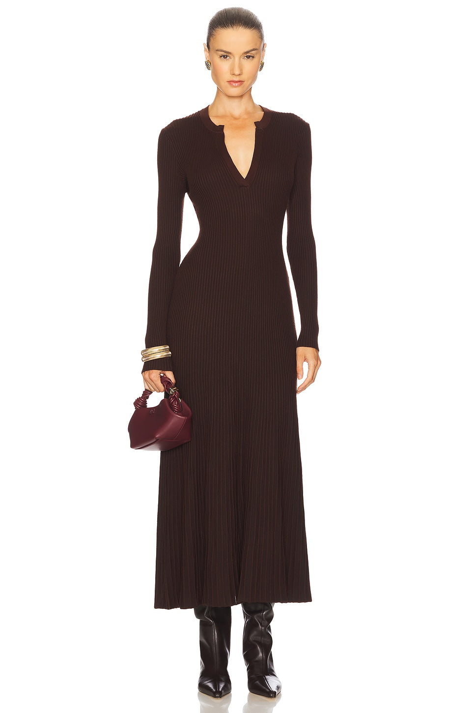 Hattie Knit Midi Dress