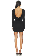 Evelyn Drape Back Dress