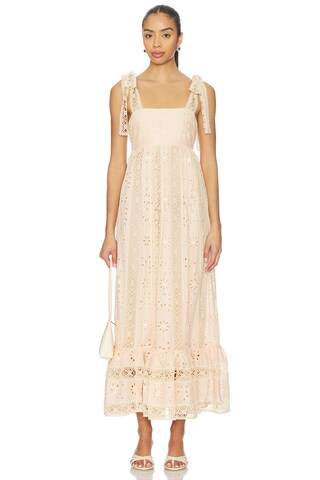 Awaken Textured Stripe Maxi Dress