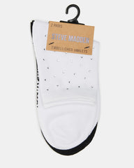 Iced Socks White/Black