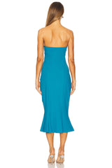 Tube Trumpet Midi Dress