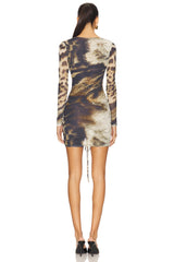 Anesu Plunge Mini Dress