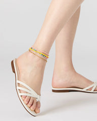 Calissi White Leather