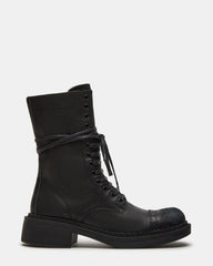 Crimson Black Leather