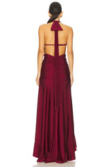 Zelma High Neck Maxi Dress
