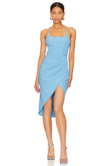 Lisette Drape Midi Dress