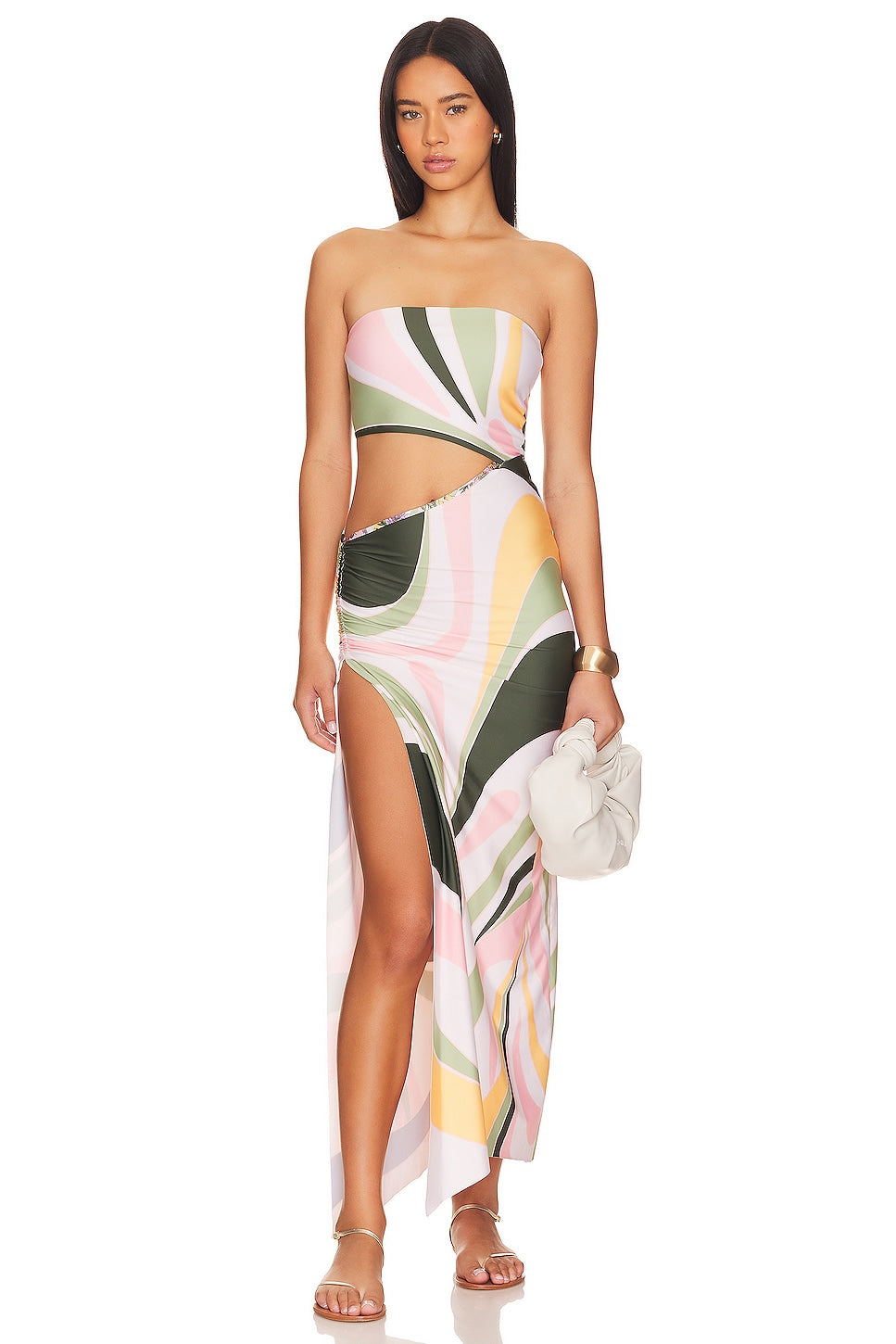 X Revolve Gwen Vitreo Midi Dress