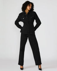 Avaline Crystal Jean Black