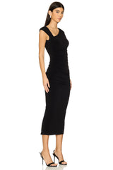 Dakota Gathered Midi Dress