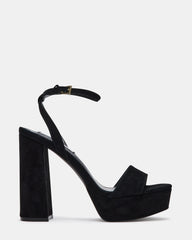 Lessa Black Suede