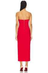 NIKKI STRAPLESS MIDI DRESS