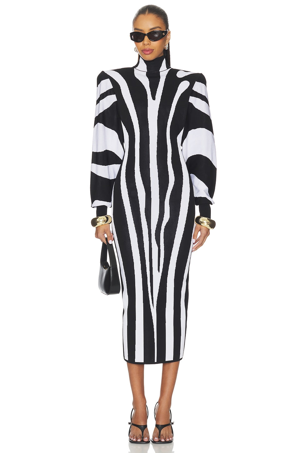 Zebra Batwing Dress