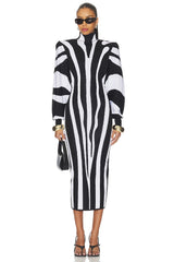 Zebra Batwing Dress