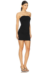 Ruched Tube Mini Dress