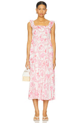 Bria Frill Midi Dress