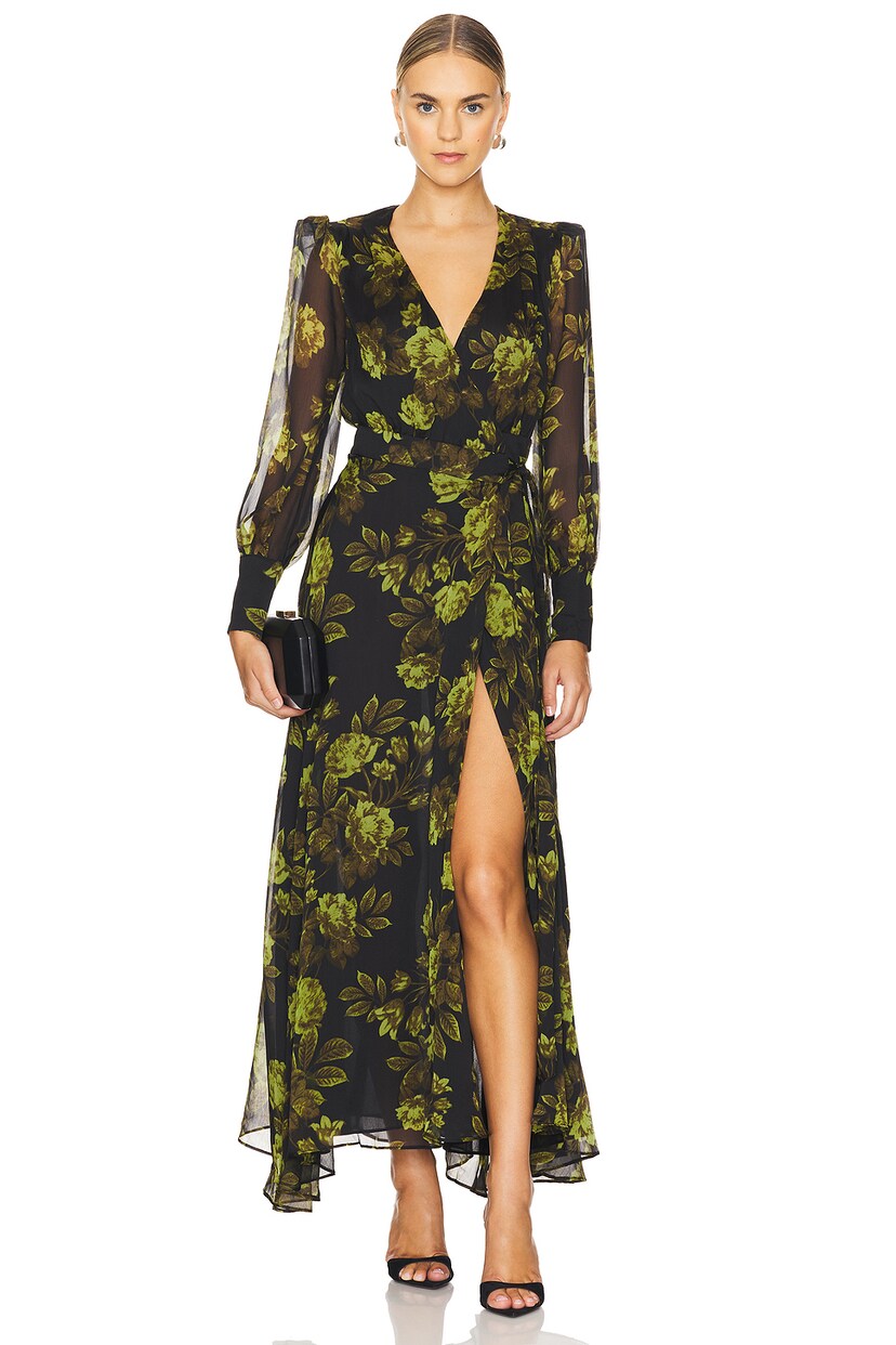 Lucianna Maxi Wrap Dress