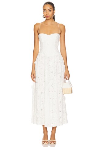 Estie Broderie Maxi Dress