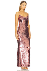 Isis Sequin Maxi Dress