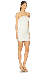 Ruched Tube Mini Dress