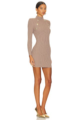 Aislinn Dress Metallic Satellite