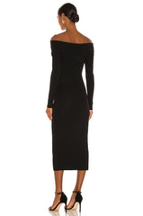 Off Shoulder Knit Dress
